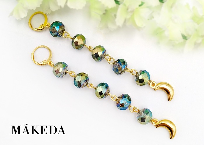 Makeda Joyeria aretes, pendientes, maxi aretes,