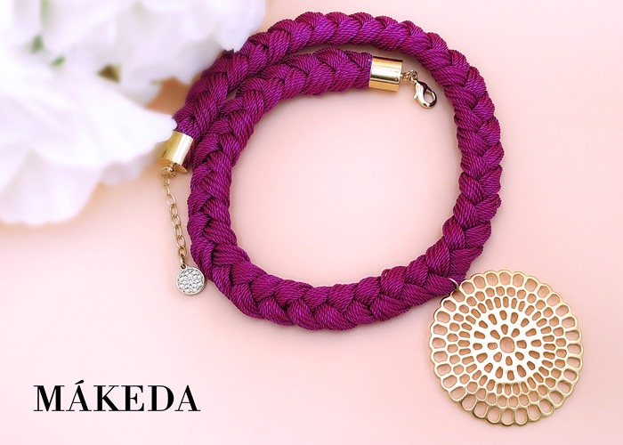 Makeda joyeria, Collar Púrpura