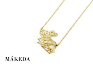 Makeda joyeria, Dije de Conejo en chapa de oro