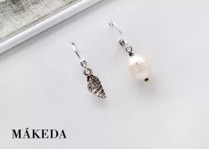 Aretes Perla y Caracol