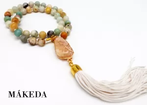 Japa Mala Ágata & Amazonita