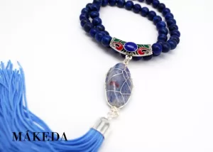 Japa Mala Ágata & Lapislázuli