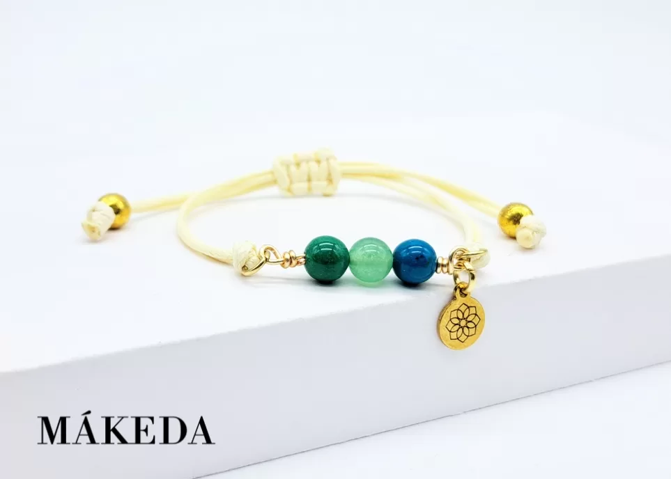 Pulsera Crisocola & Aventurina Verde | Paz y Confianza en Ti