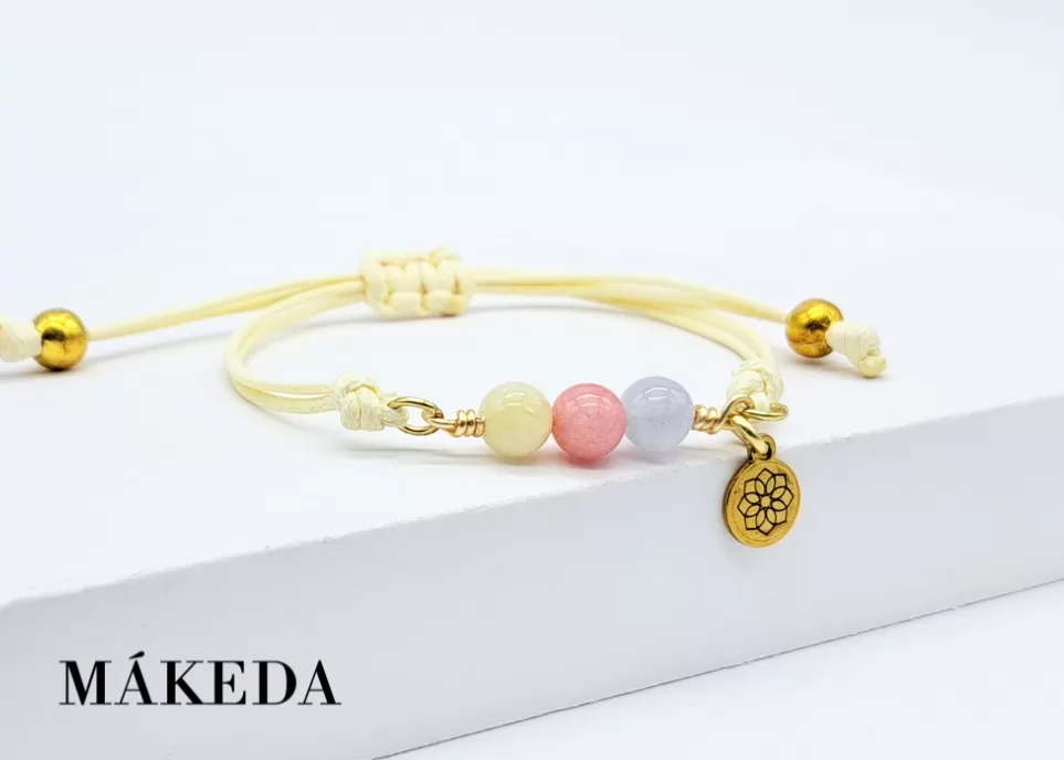 Pulsera Rodonita & Morganita | Amor Propio y Aceptación