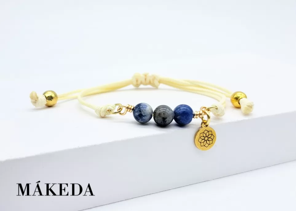 Pulsera Sodalita & Labradorita | Intuición y Confianza