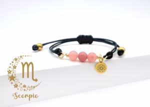 Pulsera Escorpio con Rodonita