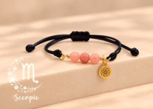 Pulsera Escorpio con Rodonita