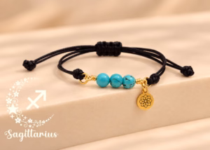 Pulsera Sagitario con Turquesa