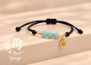 Pulsera Virgo con Amazonita
